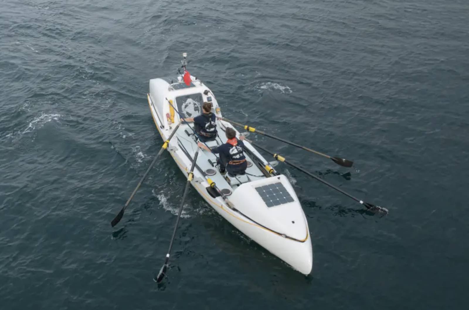 An ocean rowing boat Ocean Escapades